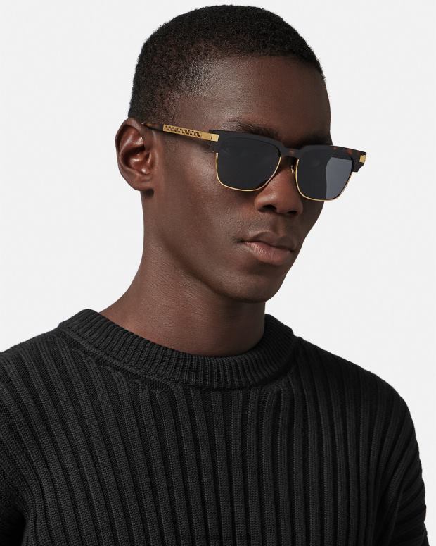 hombres Versace la Habana gafas de sol greca accesorios 4F6041681