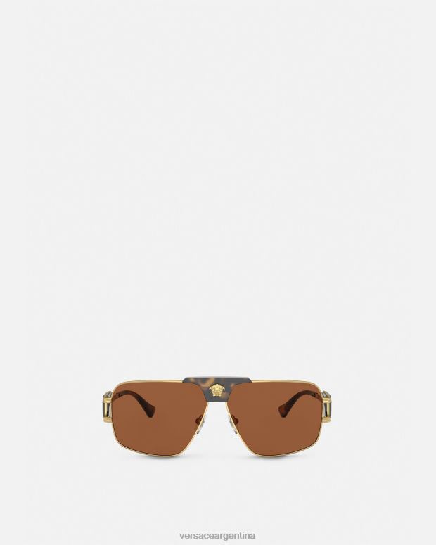 hombres Versace onul gafas de sol cuadradas para proyectos especiales accesorios 4F6041673