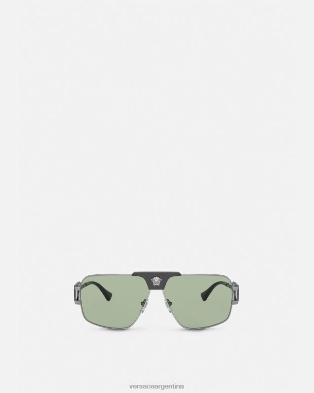 hombres Versace onul gafas de sol cuadradas para proyectos especiales accesorios 4F6041675