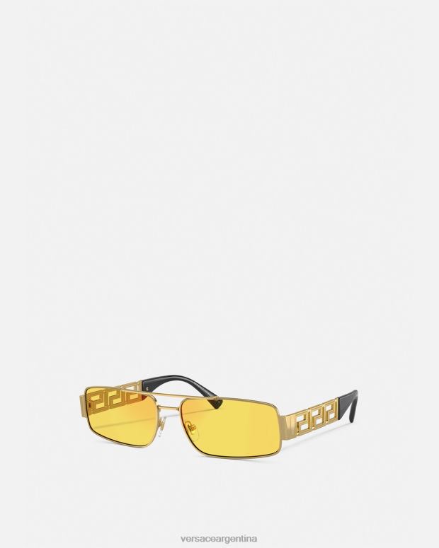hombres Versace onul gafas de sol greca accesorios 4F6041679