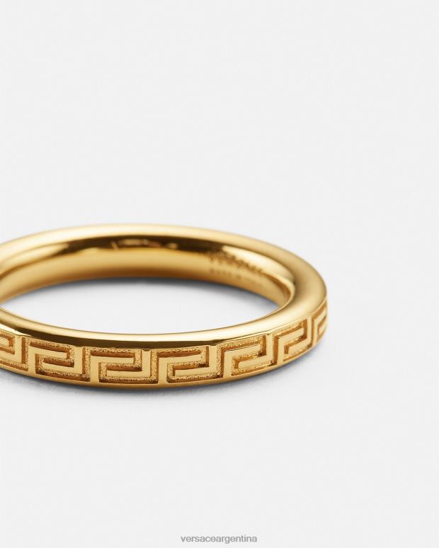 hombres Versace oro llavero griego grabado accesorios 4F6041686