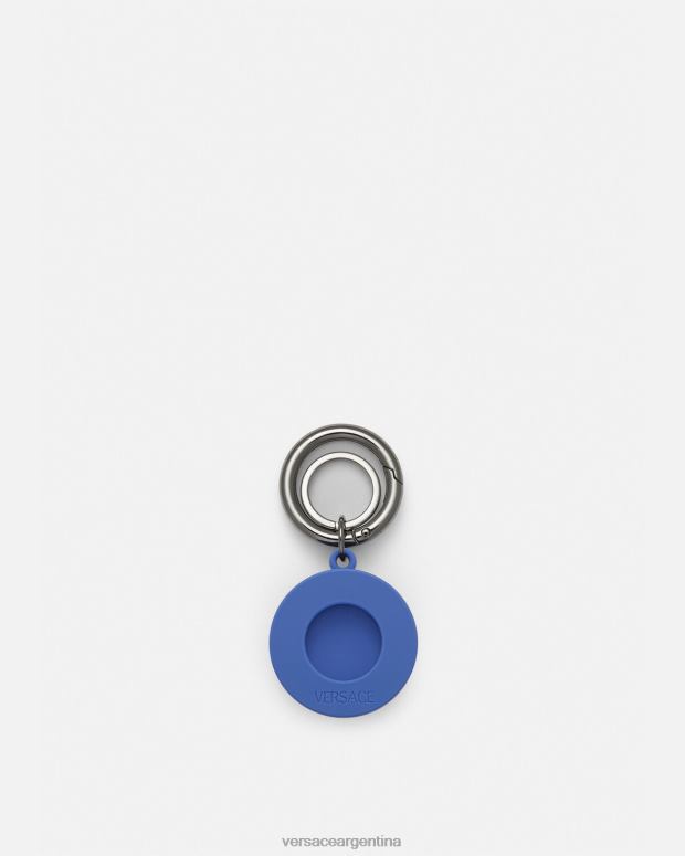 hombres Versace azul llavero con etiqueta de aire de medusa biggie accesorios 4F6041654
