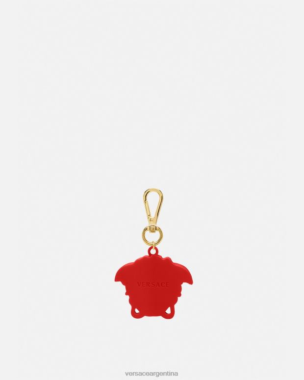 hombres Versace rojo llavero la medusa accesorios 4F6041660