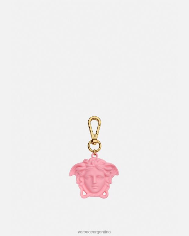 hombres Versace rosa llavero la medusa accesorios 4F6041659