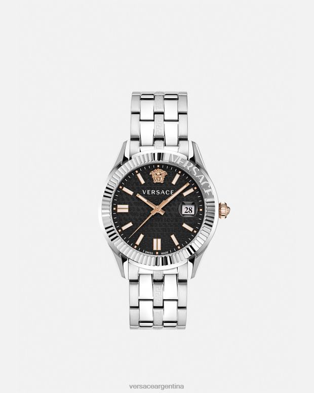 hombres Versace pnul reloj greca accesorios 4F6041713