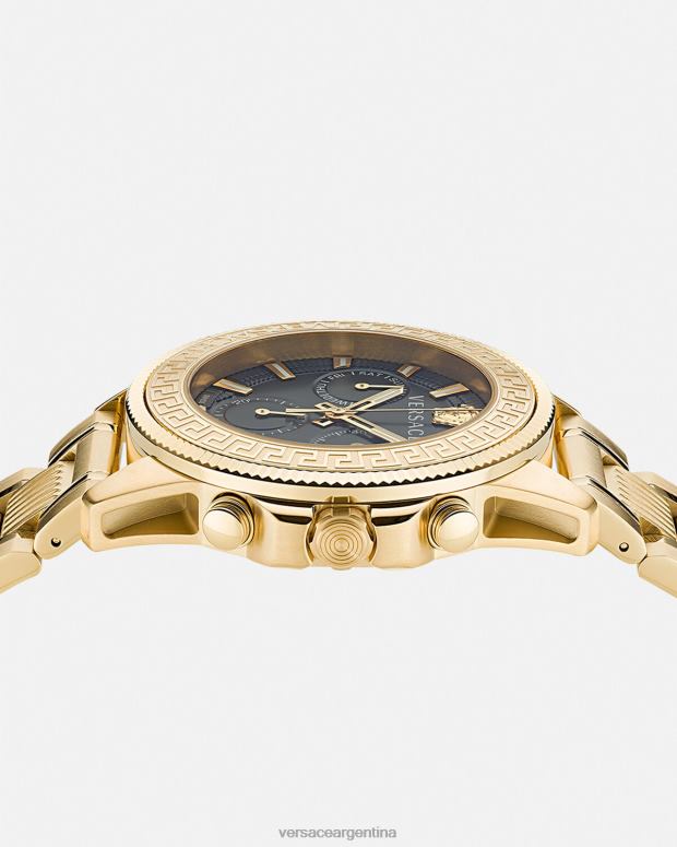 hombres Versace pnul reloj greca action crono accesorios 4F6041709