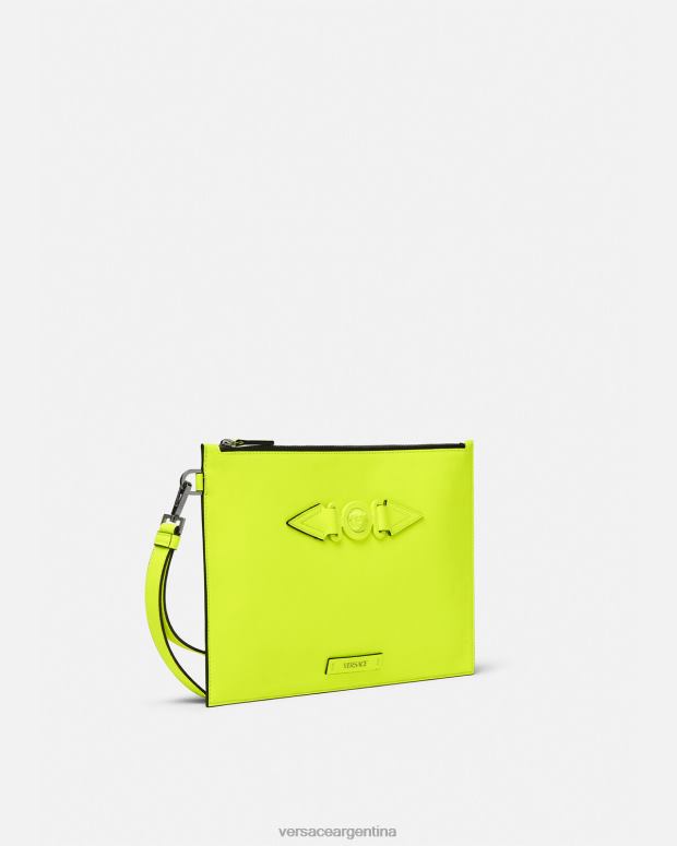 hombres Versace amarillo bolsa grande de medusa bolsas 4F6041472