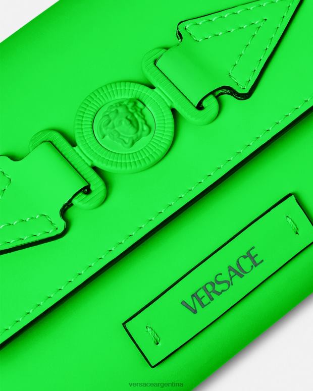 hombres Versace verde riñonera con Medusa Biggie bolsas 4F6041473
