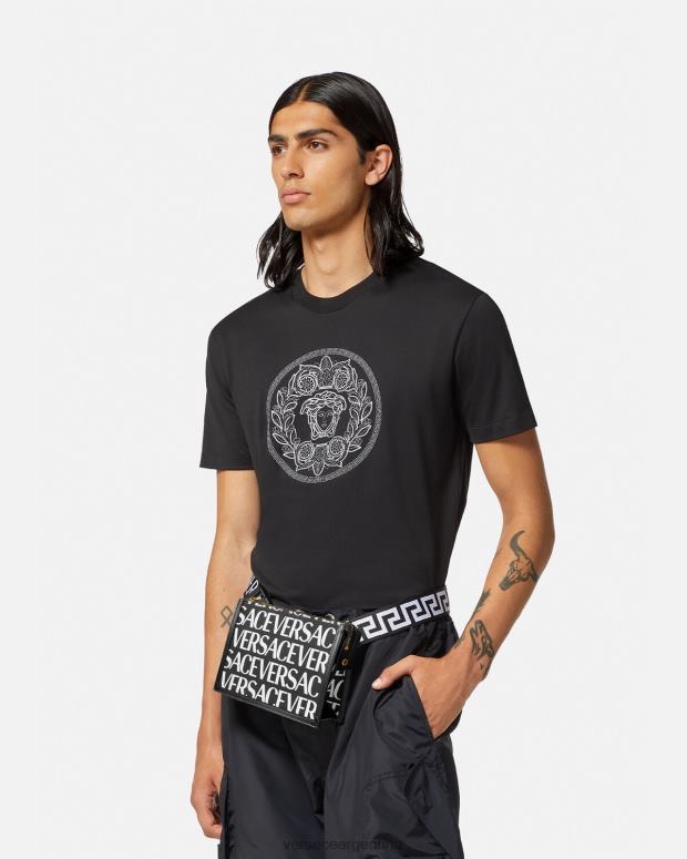 hombres Versace imprimir riñonera integral bolsas 4F6041501