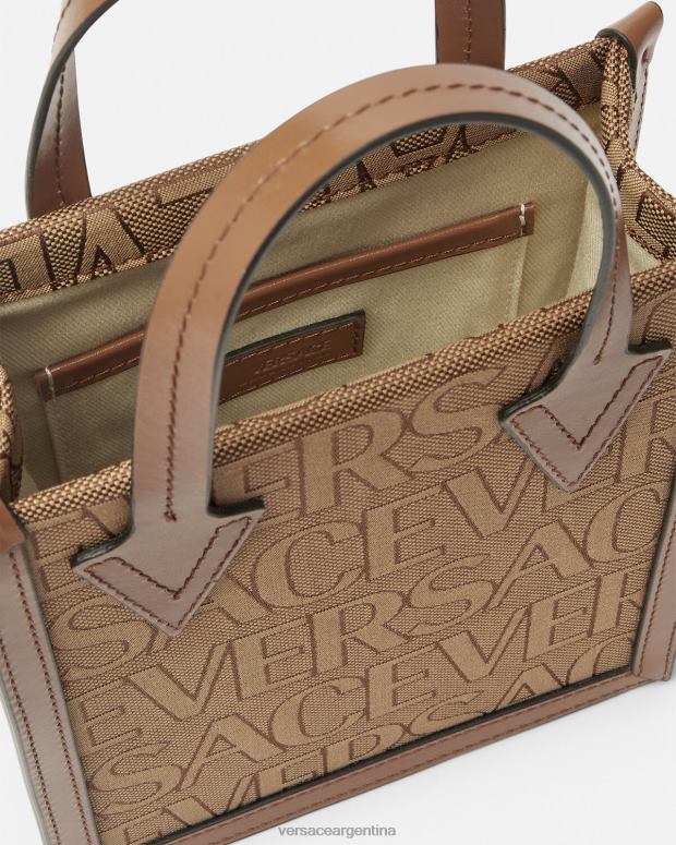 hombres Versace marrón bolso bandolera integral bolsas 4F6041498