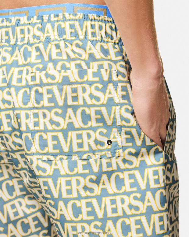 hombres Versace imprimir bañadores integrales ropa interior y ropa de playa 4F6041794