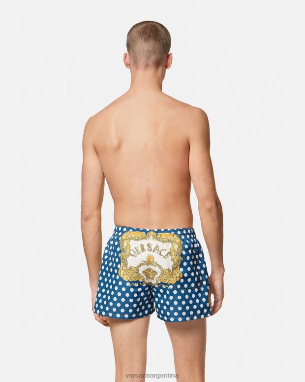 hombres Versace imprimir shorts de baño integrales ropa interior y ropa de playa 4F6041792