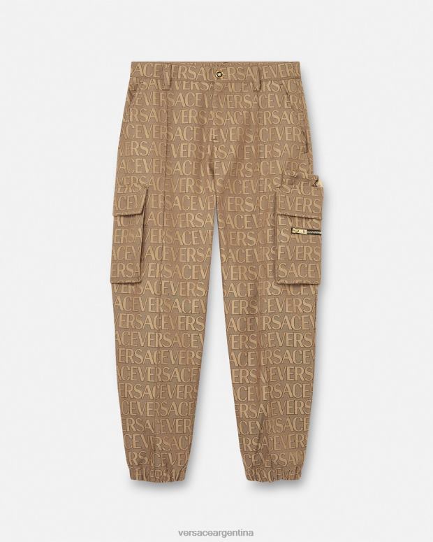 hombres Versace imprimir pantalones cargo integrales ropa 4F6041437
