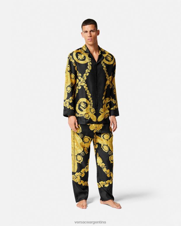 hombres Versace imprimir pantalones de pijama maschera barrocos ropa interior y ropa de playa 4F6041742
