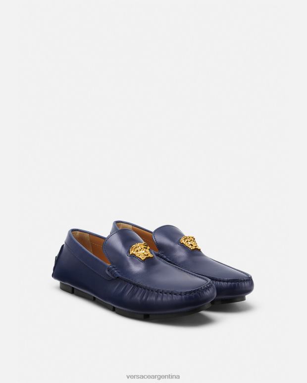hombres Versace Armada zapatos de piloto la medusa zapato 4F6041606