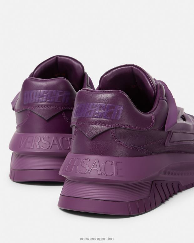hombres Versace Violeta zapatillas odissea zapato 4F6041525