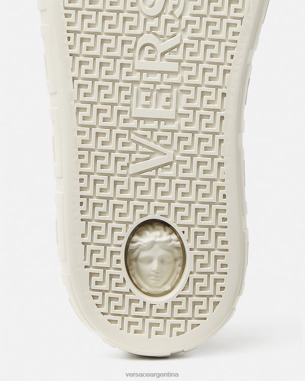 hombres Versace imprimir zapatillas con greca barroco zapato 4F6041553