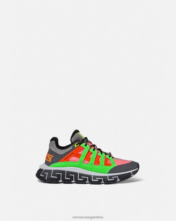 hombres Versace multicolor zapatillas trigrecas zapato 4F6041545