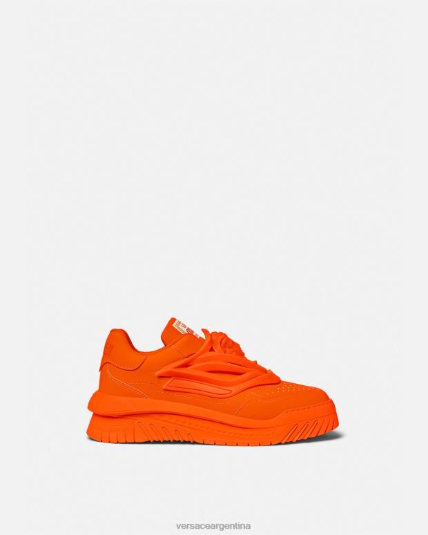 hombres Versace naranja zapatillas odissea zapato 4F6041538