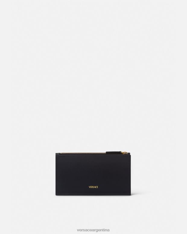 mujer Versace negro cartera larga la medusa accesorios 4F604574