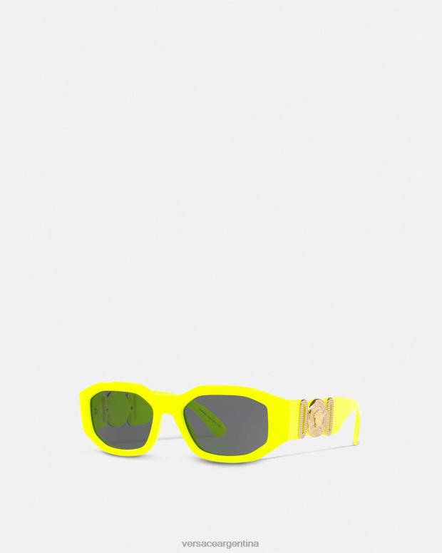 mujer Versace Amarillo neon gafas de sol medusa biggie accesorios 4F604652