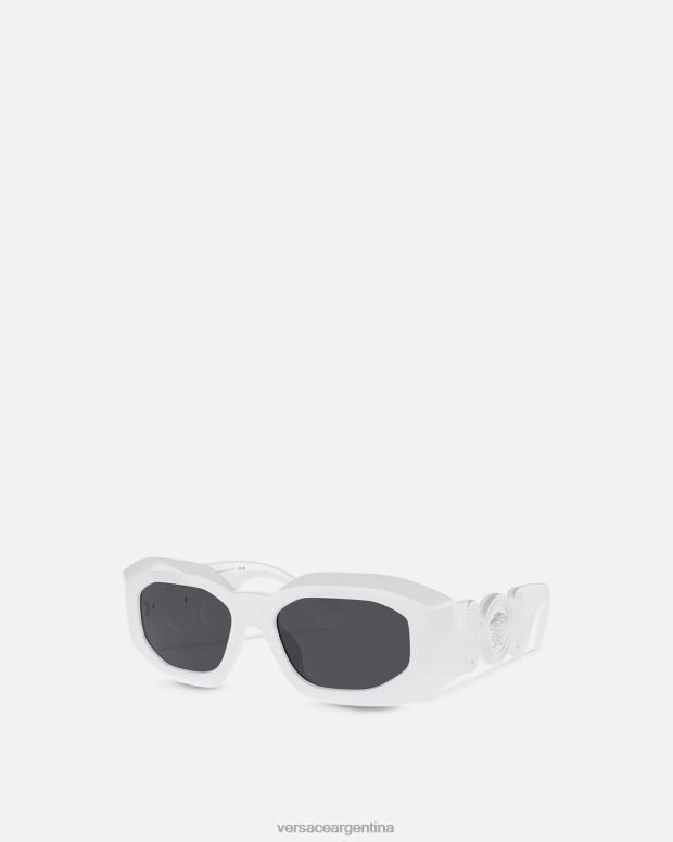mujer Versace blanco gafas de sol maxi medusa biggie accesorios 4F604592