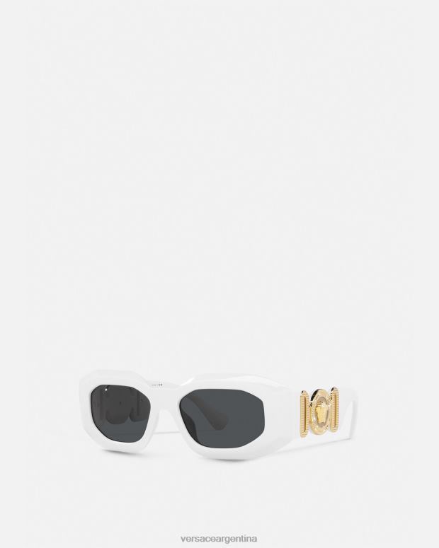 mujer Versace blanco gafas de sol maxi medusa biggie accesorios 4F604681