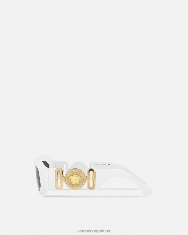 mujer Versace blanco gafas de sol maxi medusa biggie accesorios 4F604681