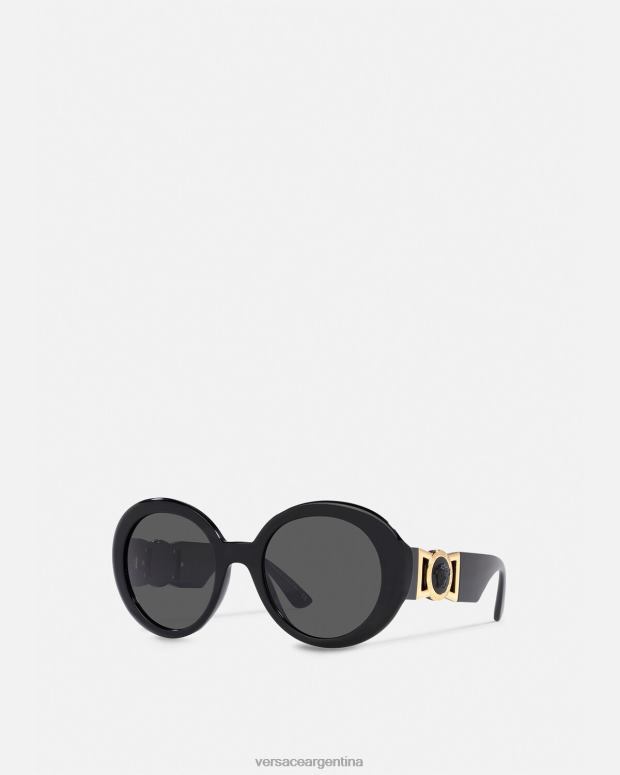 mujer Versace negro gafas de sol con forma de mariposa medusa accesorios 4F604700