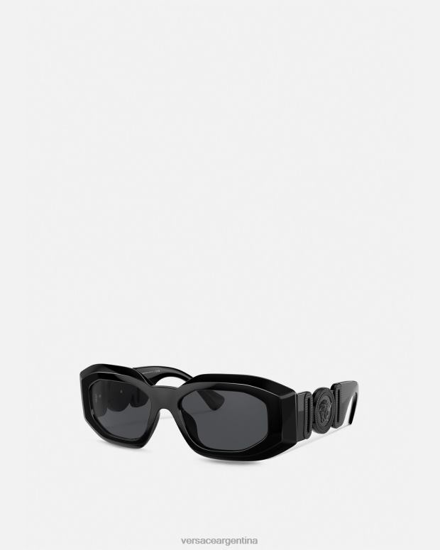 mujer Versace negro gafas de sol maxi medusa biggie accesorios 4F604639
