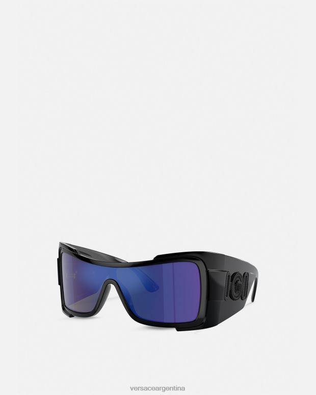 mujer Versace negro gafas de sol maxi medusa biggie con escudo accesorios 4F604605