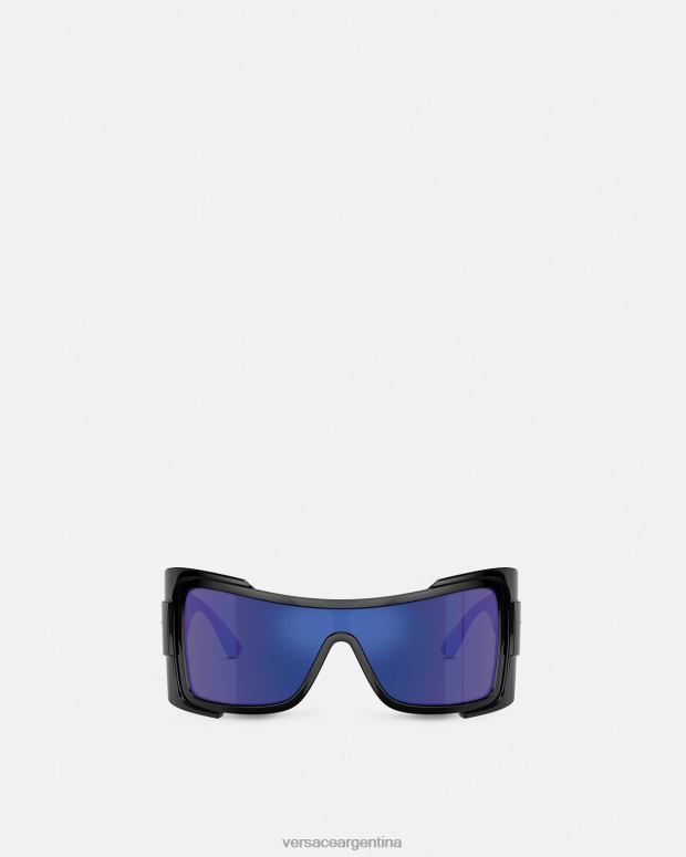 mujer Versace negro gafas de sol maxi medusa biggie con escudo accesorios 4F604605