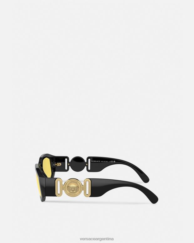 mujer Versace negro gafas de sol medusa biggie accesorios 4F604591
