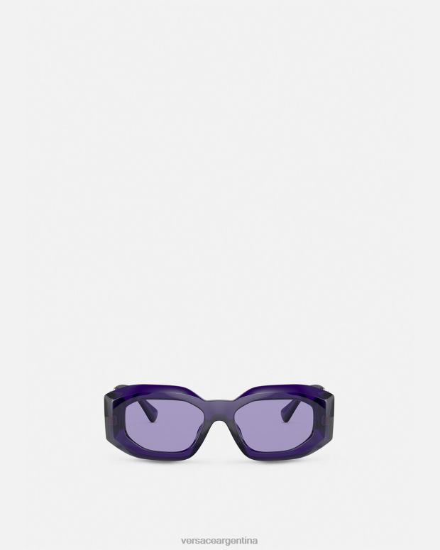 mujer Versace púrpura gafas de sol maxi medusa biggie accesorios 4F604637