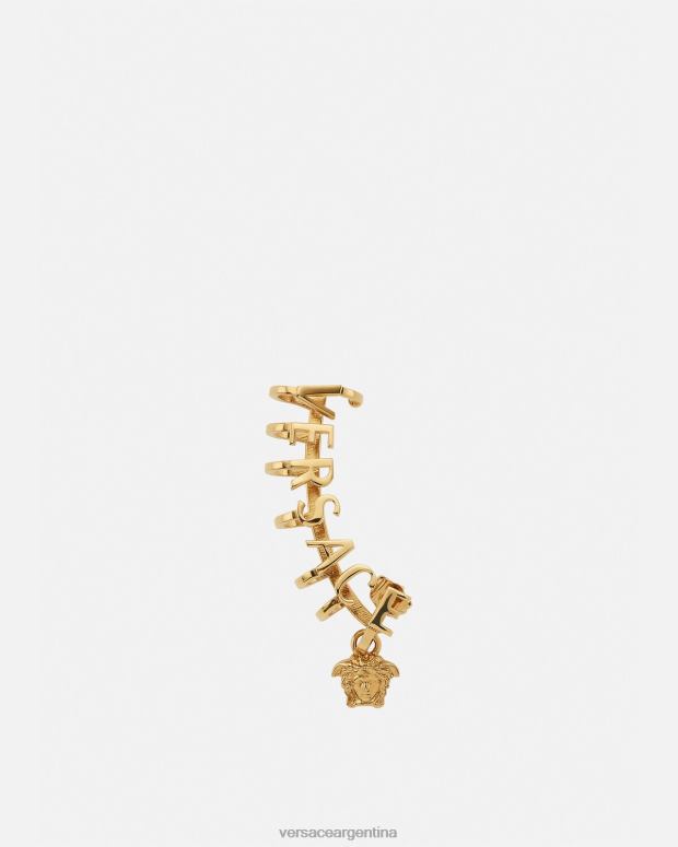 mujer Versace oro ear cuff con logo de medusa accesorios 4F604802