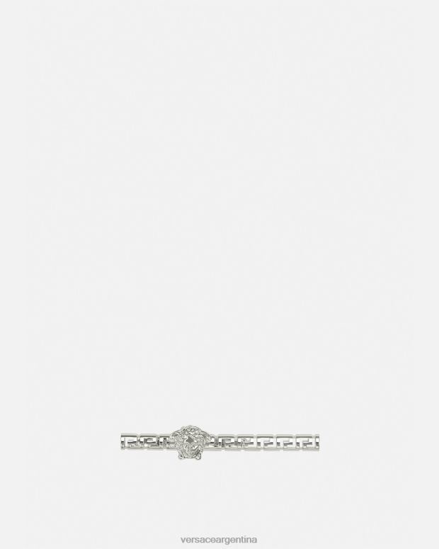 mujer Versace plata anillo doble greca accesorios 4F604836