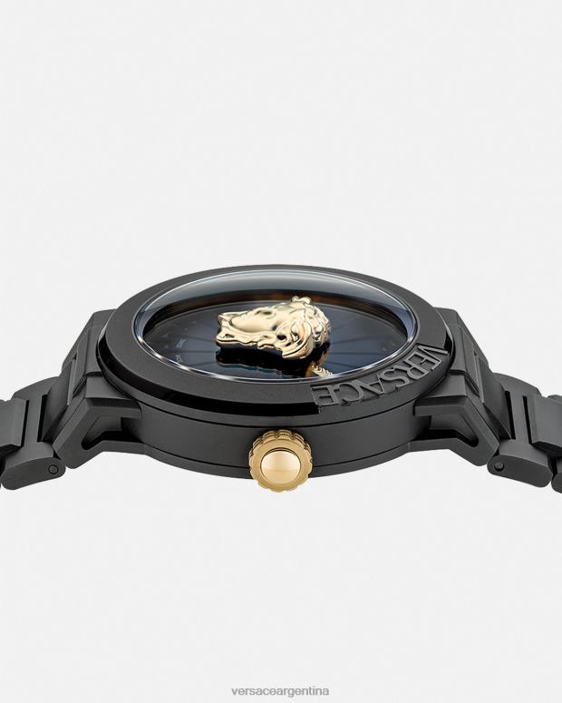 mujer Versace negro reloj infinito medusa accesorios 4F604994
