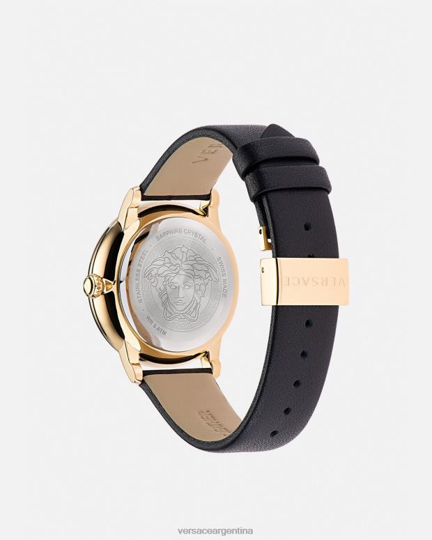 mujer Versace negro reloj medusa accesorios 4F604986