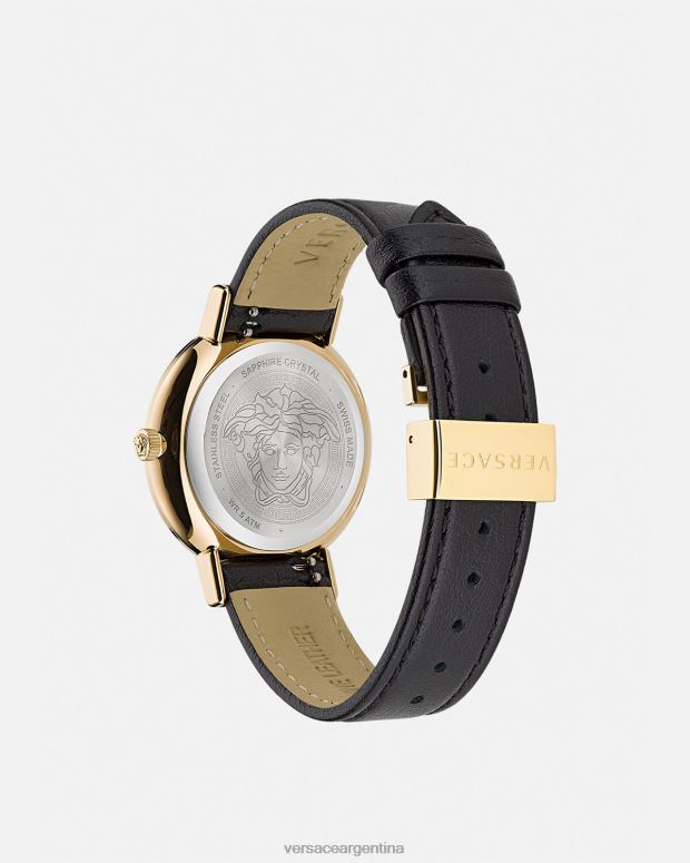 mujer Versace oro negro reloj greca chic accesorios 4F604960