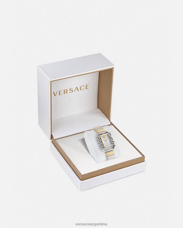 mujer Versace oro plata reloj con estilo accesorios 4F604997