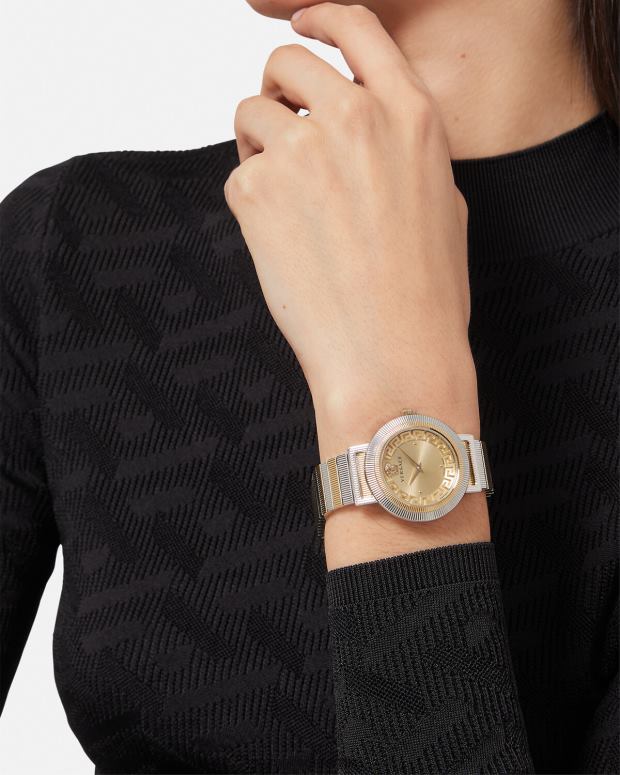 mujer Versace oro plata reloj greca chic accesorios 4F604971