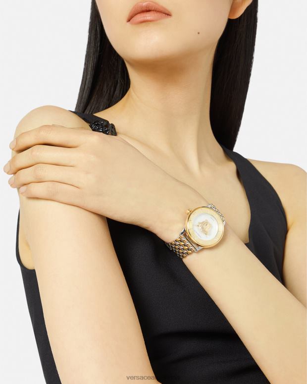 mujer Versace oro plata reloj medusa accesorios 4F604990