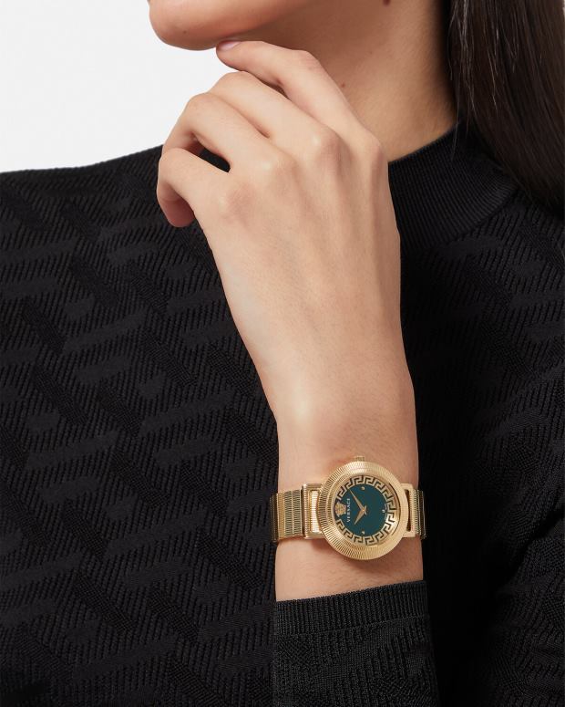 mujer Versace oro reloj greca chic accesorios 4F604972