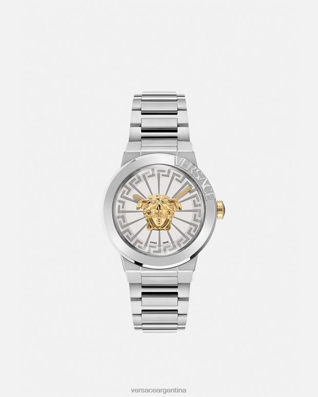 mujer Versace plata reloj infinito medusa accesorios 4F604976
