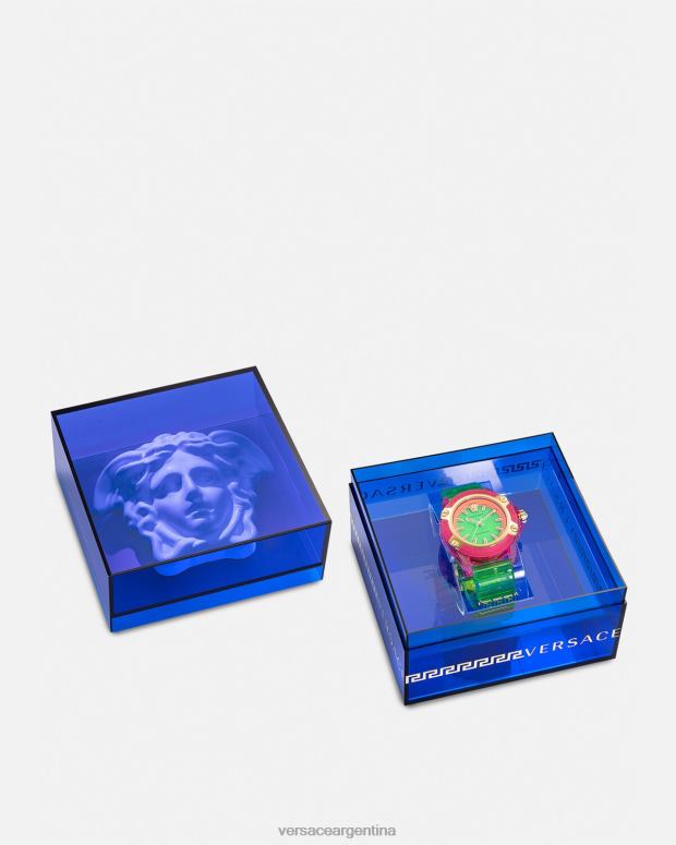 mujer Versace pnul icono reloj indiglo activo accesorios 4F604943