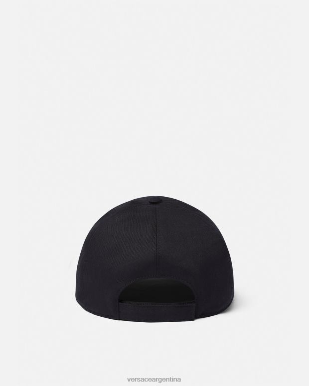 mujer Versace negro gorra con logo bordado accesorios 4F604879