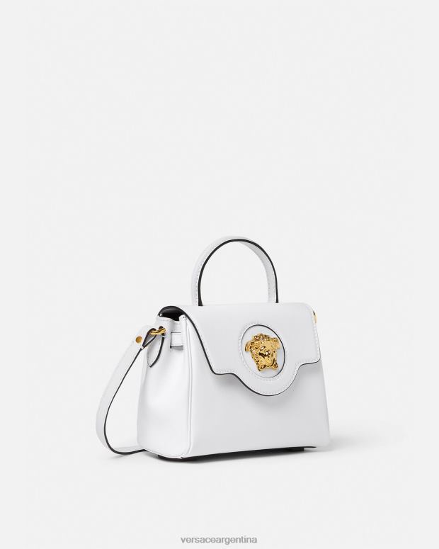 mujer Versace blanco bolso de mano pequeño la medusa bolsas 4F604335