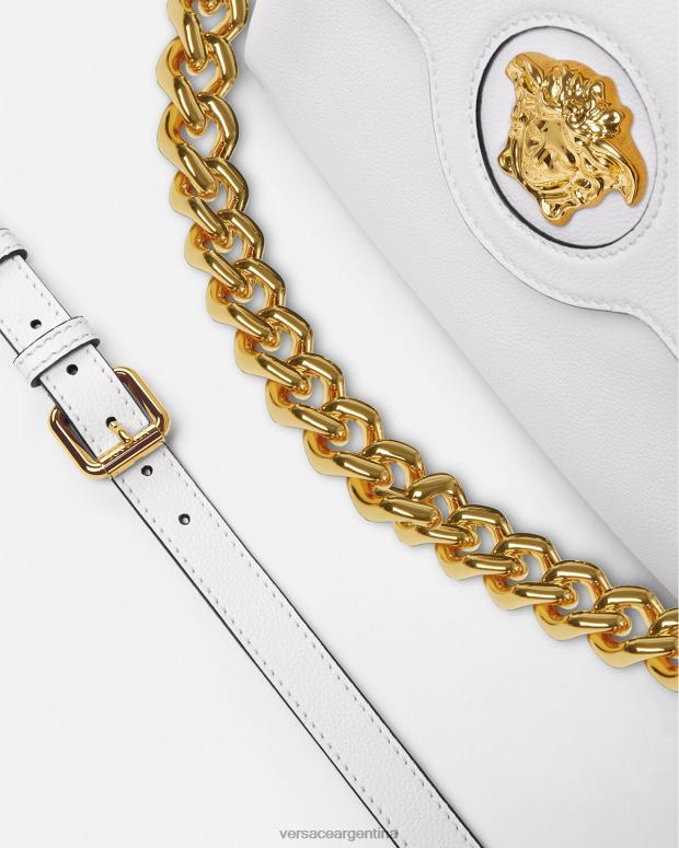 mujer Versace blanco bolso medusa bolsas 4F604343
