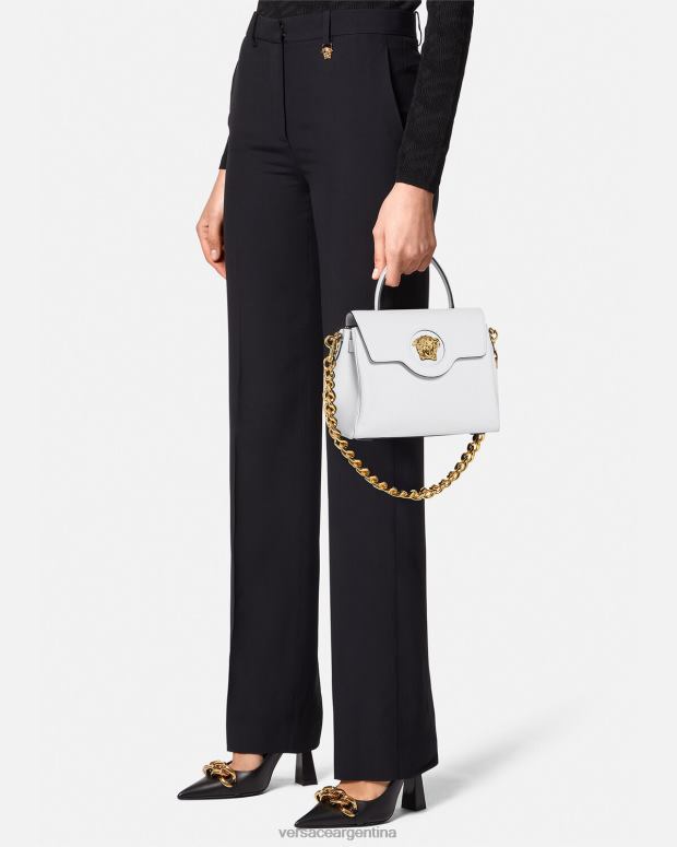 mujer Versace blanco bolso medusa bolsas 4F604343
