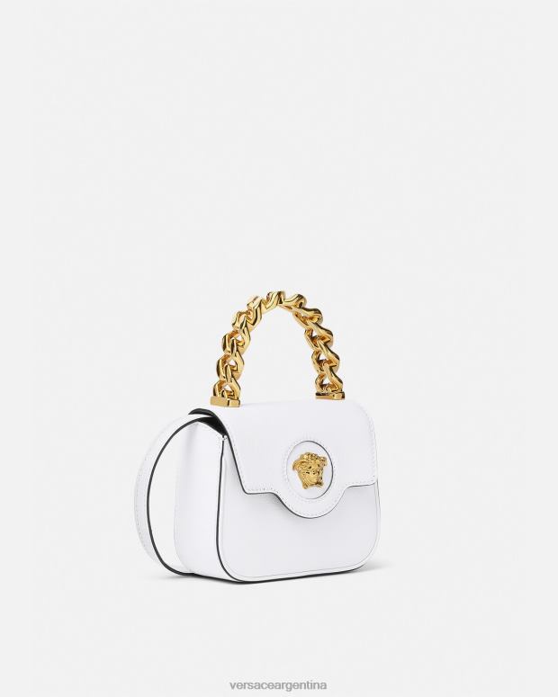 mujer Versace blanco bolso mini con medusa bolsas 4F604312